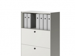 75/112带抽屉开放式玻璃展示柜展示柜3D模型素材下载Link Vitrine Storage Open with D