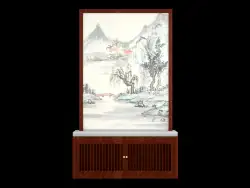新中式柜子隔断屏风