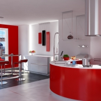 C4D时尚厨房完整模型（C4D FOR VRAY渲染）Kitchen 3D model