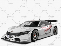 本田NSX GT赛car Honda NSX GT 2013 3D model