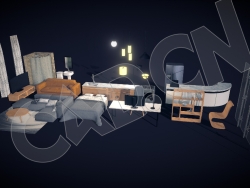现代假装家具模型包 Modern Furniture Pack