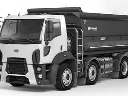 福特卡车4142D直流自卸车c4d模型下载Ford Trucks 4142D DC Dump Truck