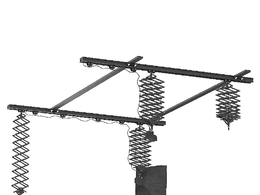 摄影棚天花板路轨灯光照明