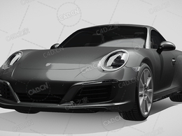 保时捷911-carrera-coupe-991豪华汽车跑车超跑2016款C4D汽车模型下载
