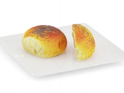 半块面包C4D模型 bread