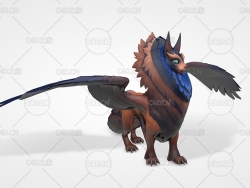 长翅膀的狮兽座骑 Fluffy mount