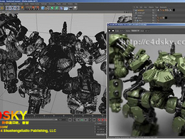 C4D R18插件-阿诺德渲染器插件（替换和谐版）Solid Angle Cinema4D To Arnold v1.6.2