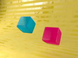 C4D Corona弹跳的立方体动画工程