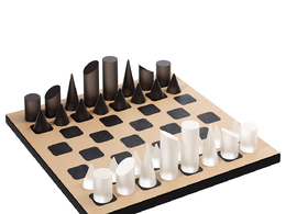 ADJ风格国际象棋套装3D模型素材下载Chess Board Game by ADJ Style