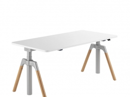 Konig+Neurath品牌A型支架圆形办公桌3D模型素材下载TALO.YOU Desk Round A-Leg by Kon