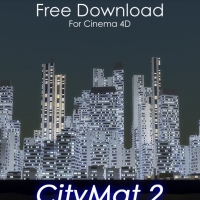 C4D城市贴图材质 CityMat