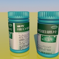 迪巧维d钙咀嚼片模型
