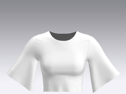 c4d模型女性衣服上衣Sleeves-1