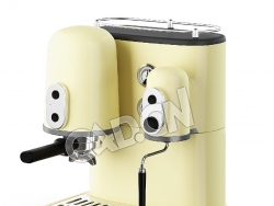 C4D咖啡机模型 coffee machine 3D model