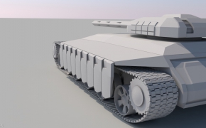 自己做的一款坦克模型