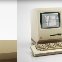 苹果第*代组装电脑C4D模型 Apple-1 3d model
