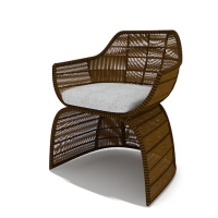 编织生态椅C4D模型 Armchair 3d model