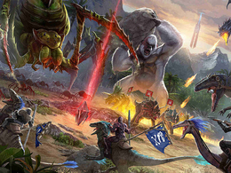 21套C4D游戏模型《方舟：生存进化》ARK Survival Evolved Aberration 7角色模型合集