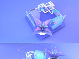 3D概念小场景C4D工程