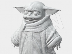 C4D星球大战尤达大师模型
