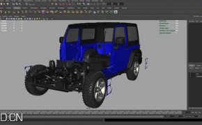 克莱斯勒汽车3D模型 Models from Chrysler – The CGIzone – Maya