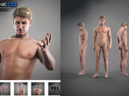 [MAYA]Maya男性角色人物动画3D模型 NoneCG – Animated Males Tom Brian V2