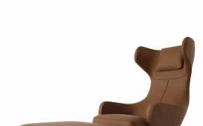 休闲躺椅 皮椅 大躺椅C4D模型 Grand Repose Lounge Chair by Vitra