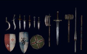 古代战争兵器3D模型 Tridinaut Medieval Weapons Pack