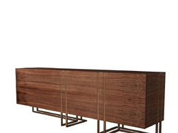 艾美莫比利笼型边柜储物柜3D模型素材下载Cage Sideboard by Emmemobili