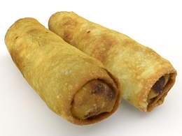 春卷C4D模型 Spring Roll