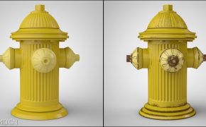 消防栓C4D模型 Fire hydrant