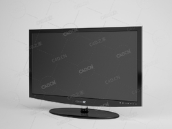 电脑显示器屏幕电视机显示屏 TV monitor C4D模型下载