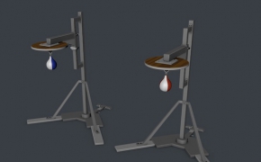 拳击速度球架/梨球架/拳击架3D模型 Speed Bag