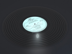 黑胶唱片C4D模型下载 Vinyl-Record 3d model