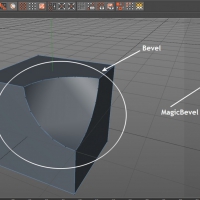C4D建模好助手快速倒角插件MagicBevel(1.0/1.01)
