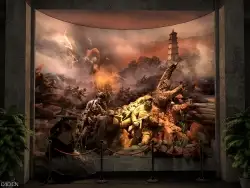 C4D渲染的雕塑实景
