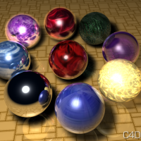 C4D材质合集：Myfirst c4d Materials