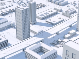 C4D低面城市白模 City Model