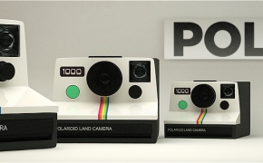 宝丽莱(Polaroid)数码相机C4D模型 POLAROID 1000