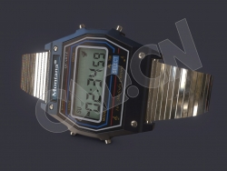 电子手表C4D模型 electronic watch