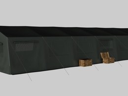 军用野战帐篷C4D模型 Tent