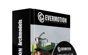 农业机器卡车播种收割机3D模型 Evermotion Archmodels vol.146 C4D/Max/FBX/OBJ