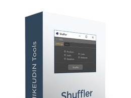 C4D随机播放交换选定对象的某些属性插件 Shuffler