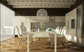 餐厅场景3D模型 Dining Interior 3d model