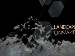 C4D雪山景观制作教程 Landscape Creation - Cinema 4D Tutorial
