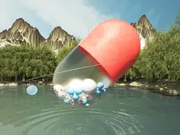 C4D Octane Render创意胶囊和圆环工程文件