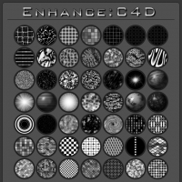 C4D纹理材质插件 Biomekk EnhanceC4D v1.00.027