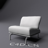 沙发3D模型 armchair 014