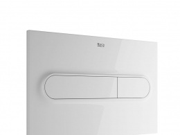 洛卡品牌PL1双冲水按键面板3D模型素材下载PL1 Dual Flush Plate by Roca