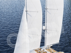 C4D帆艇帆船游艇船艇 sailboat 3d model
